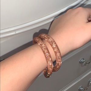 Swarovski Stardust Mesh Double-Wrap Bracelet
